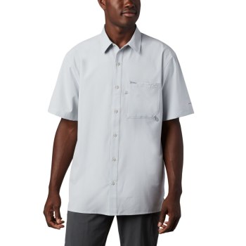 Pánské Košile Columbia PFG Zero Rules Woven Short Sleeve Šedé OIXCDU534